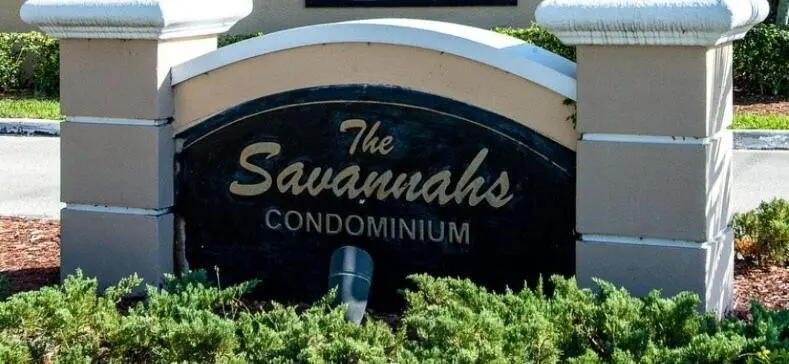 SAVANNAHS SIGN at 1737 W ROYAL TERN Lane 2, Fort Pierce