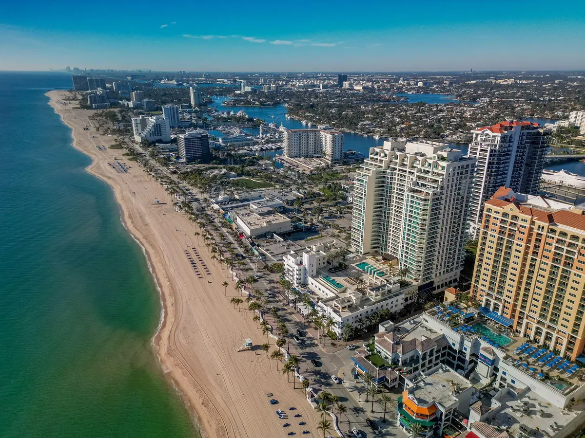 Aerial at 101 S Fort Lauderdale Beach Boulevard 607, Fort Lauderdale