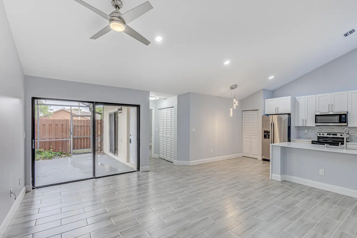 Living-dinning-Kitchen at 1240 SUMMIT PLACE Circle D, West Palm Beach
