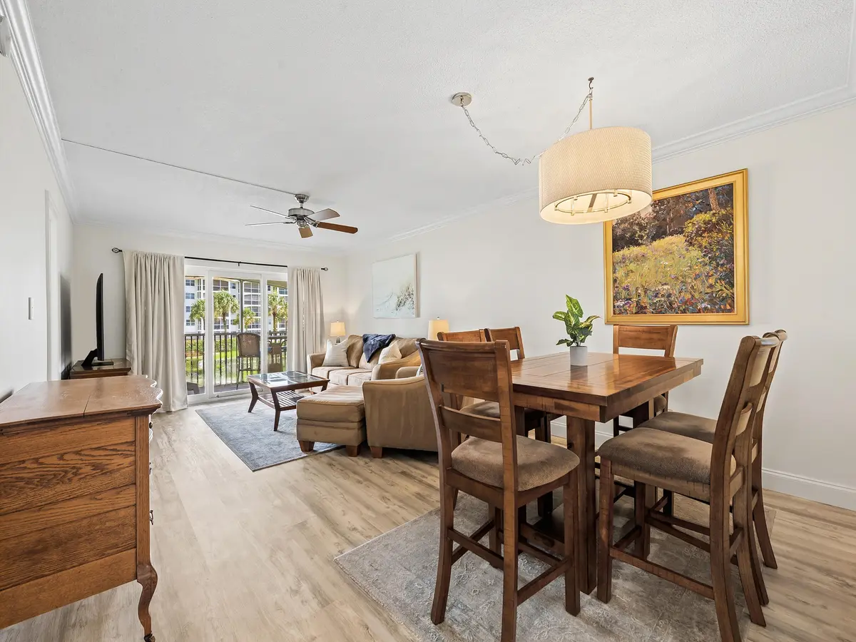 living room at 2871 N OCEAN Boulevard D210, Boca Raton