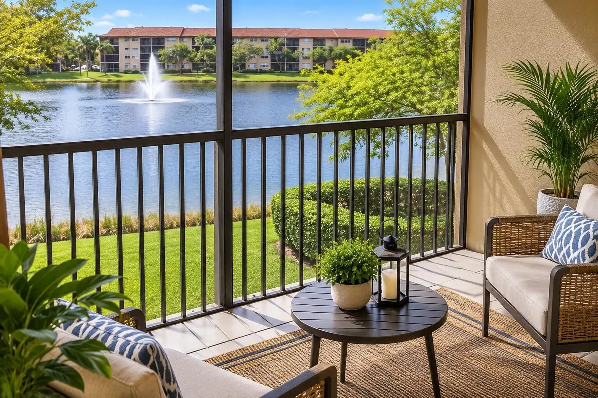 19-staged_lakeview_balcony at 13700 SW 11TH Street 210A, Pembroke Pines