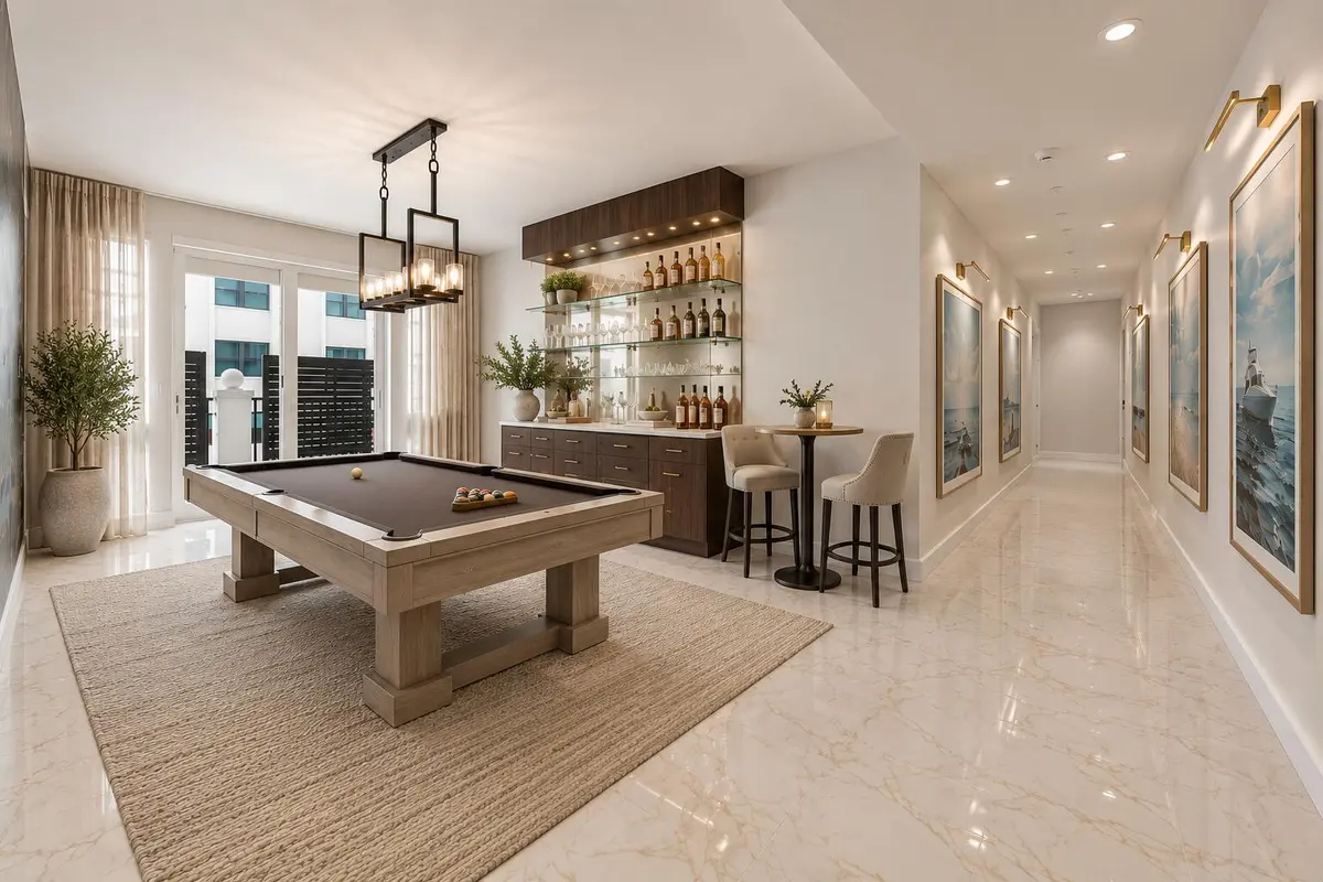 Dolce Game Room at 155 Ocean Avenue 502, Palm Beach Shores