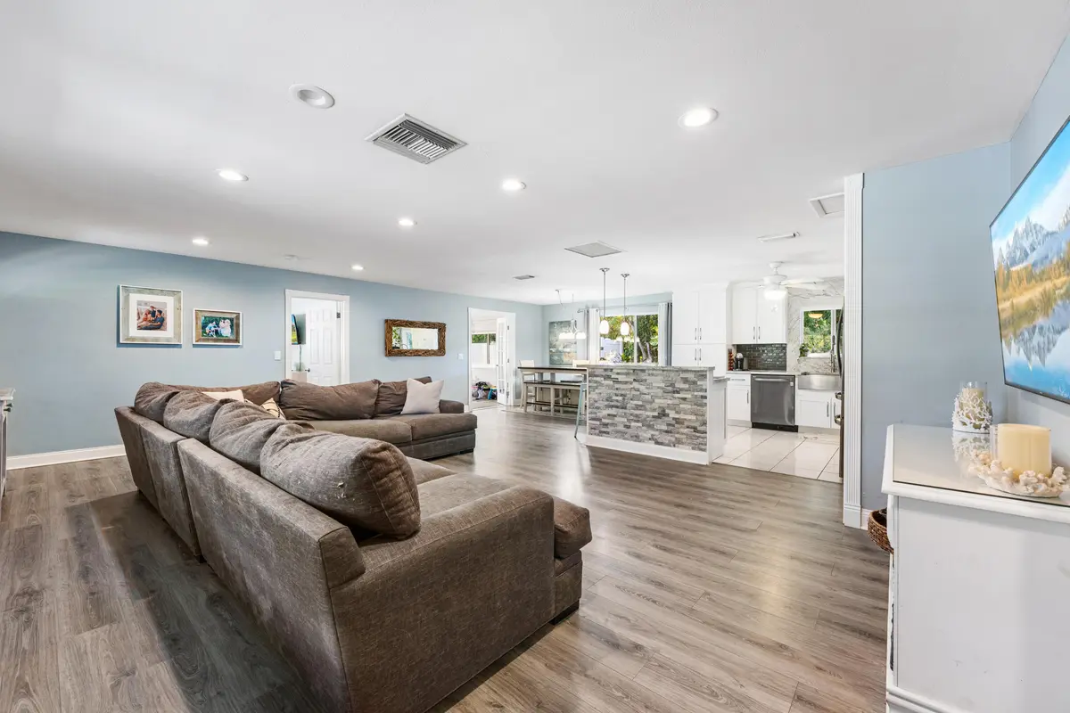 Livingroom at 7400 Clarke Road, Lake Clarke Shores