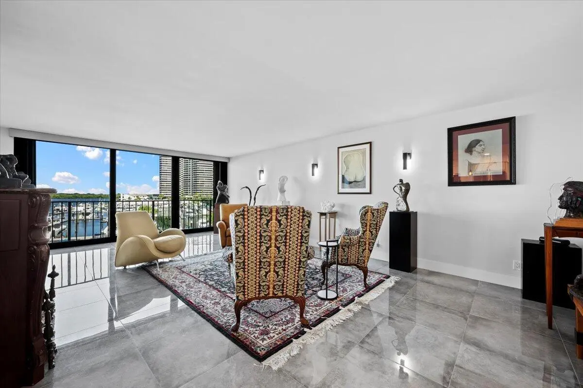 Living Room at 120 Lakeshore Drive 4360, North Palm Beach