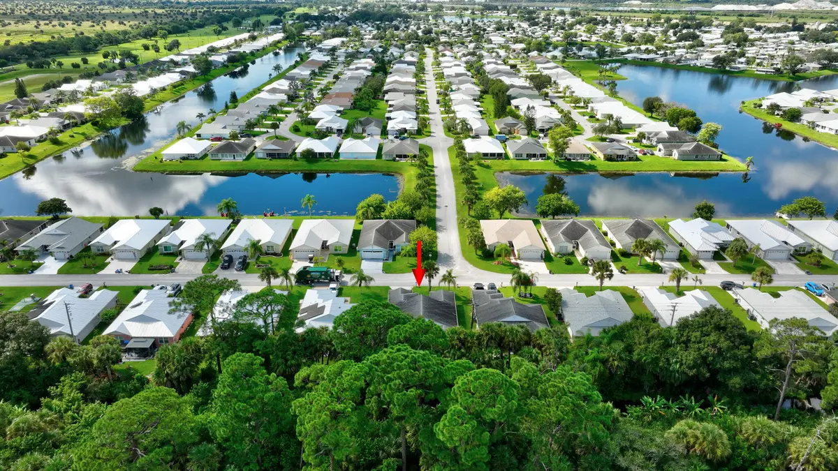 Aerial at 14124 Aguila Avenue, Fort Pierce