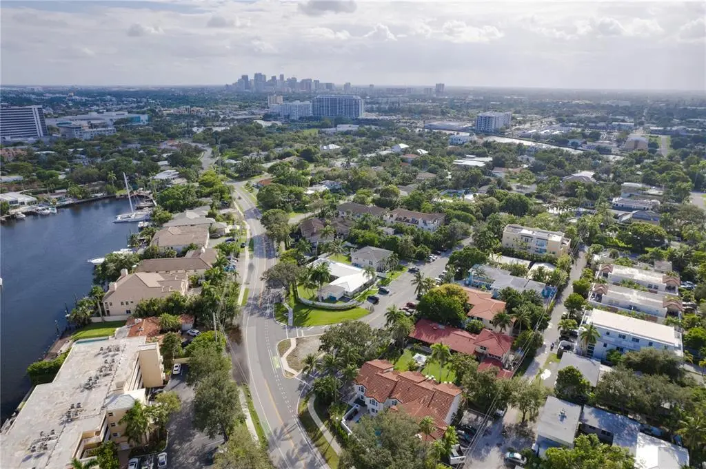2625 drone view nice at 2625 NE 13TH Court 1, Fort Lauderdale