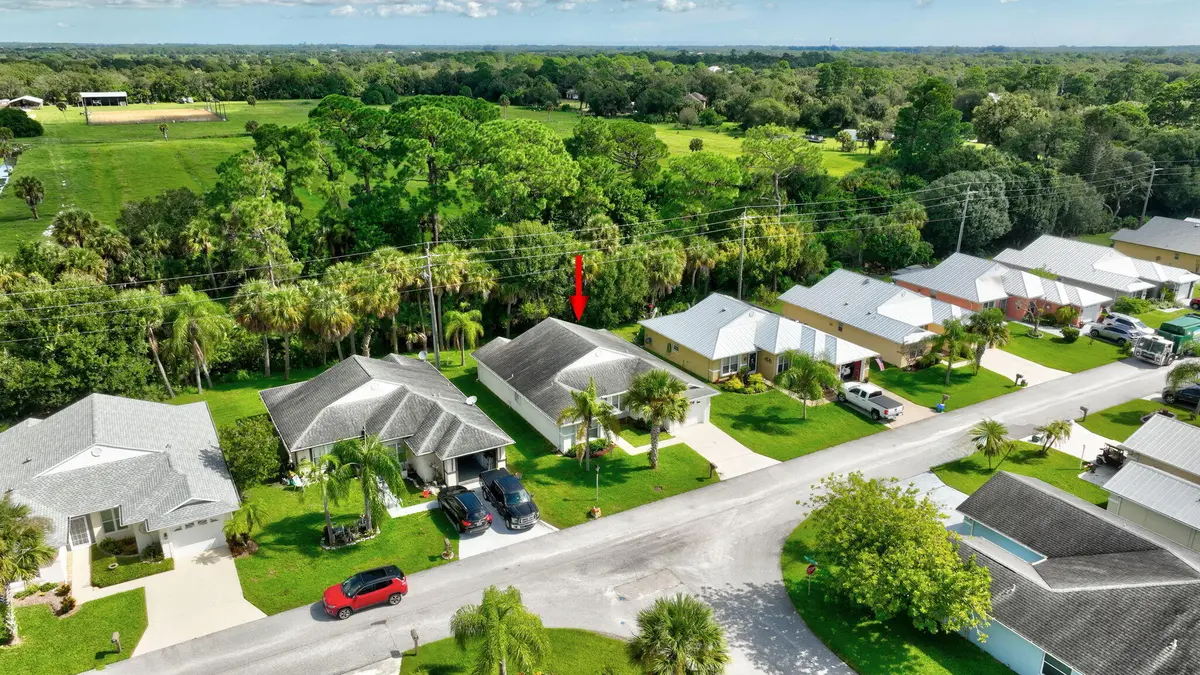Aerial at 14124 Aguila Avenue, Fort Pierce