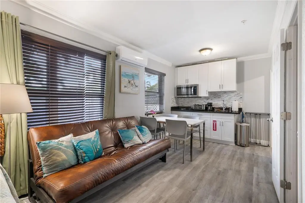 2625 1 couch and kitchen at 2625 NE 13TH Court 1, Fort Lauderdale