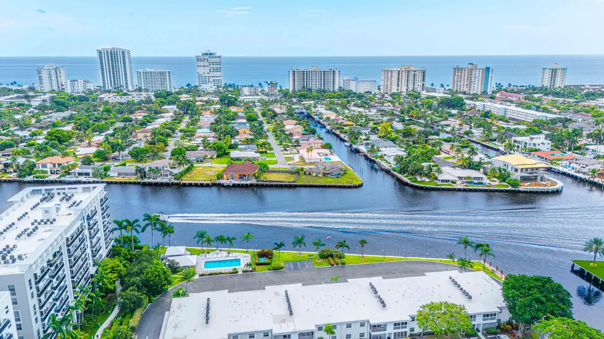 Aerial View at 6359 Bay Club Drive 2, Fort Lauderdale