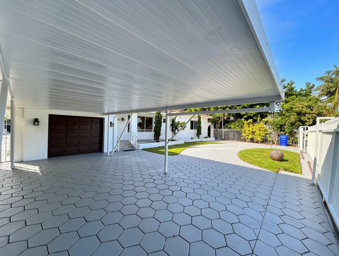 5757 Enhanced driveway at 5757 SW 3rd Street, Miami