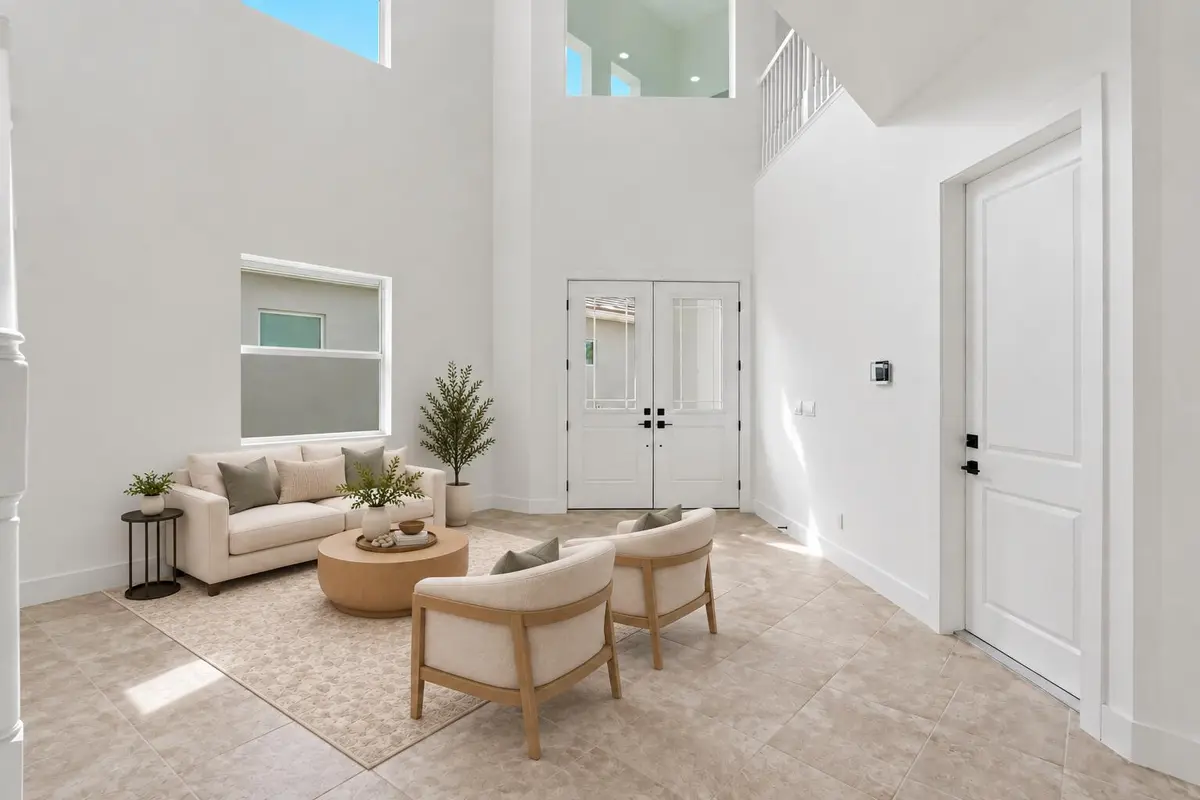 front door at 13985 Spruce Pine Drive, Westlake
