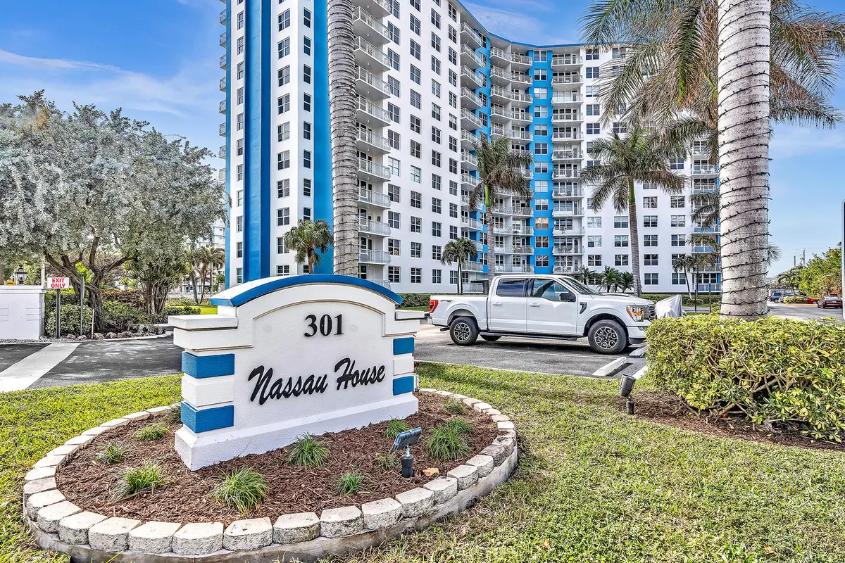 Nassau House Entrance at 301 N Ocean Boulevard, Pompano Beach