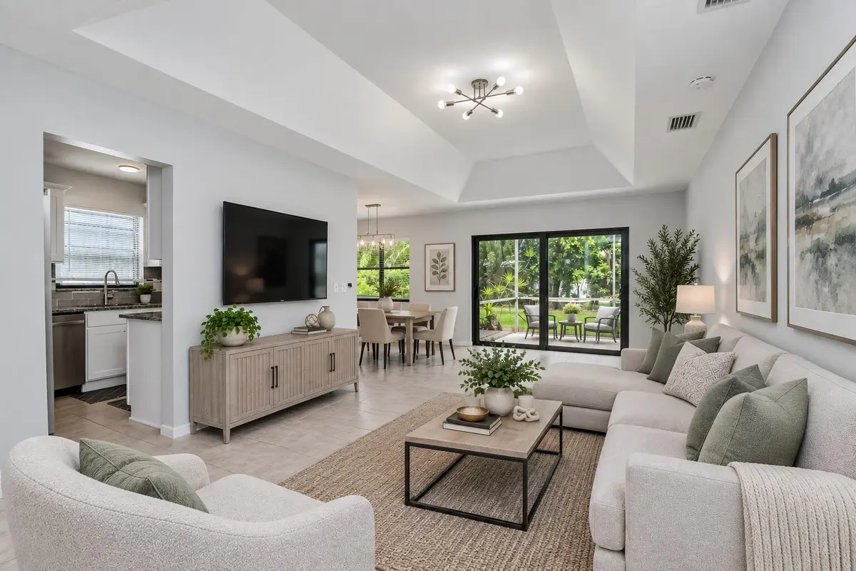 AI STAGED MAIN LIVING AREA! at 20970 CONCORD GREEN Drive E, Boca Raton