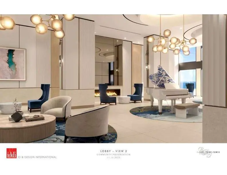 New lobby Rendering at 100 Lakeshore Drive 754, North Palm Beach