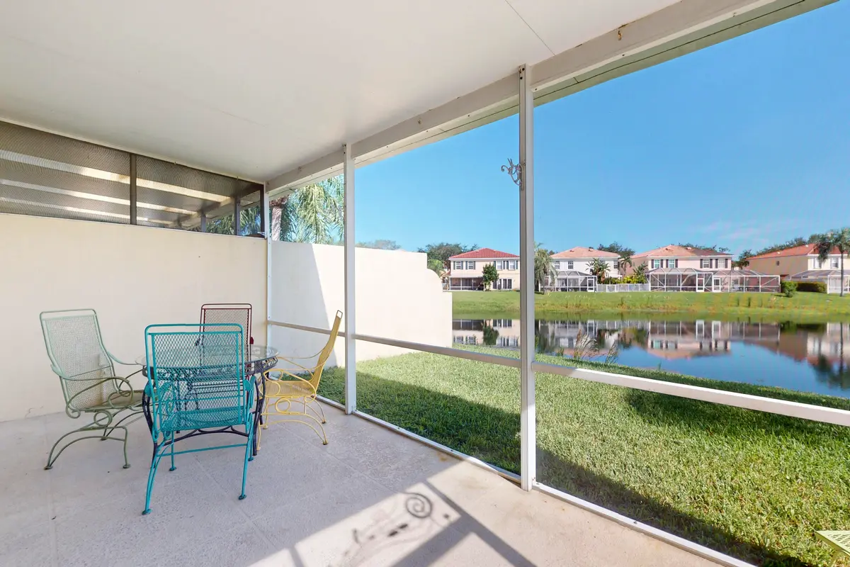Screened patio at 2136 Tigris Drive, West Palm Beach