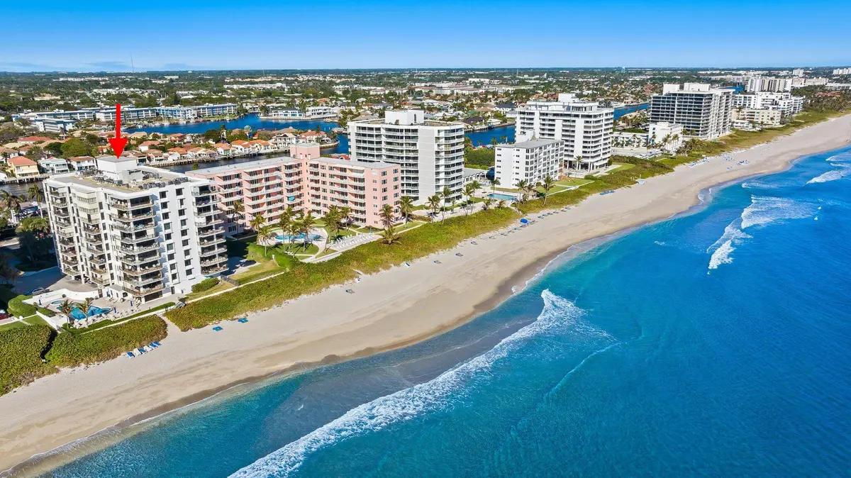Ocean Pines aerial at 3009 S OCEAN Boulevard 904, Highland Beach