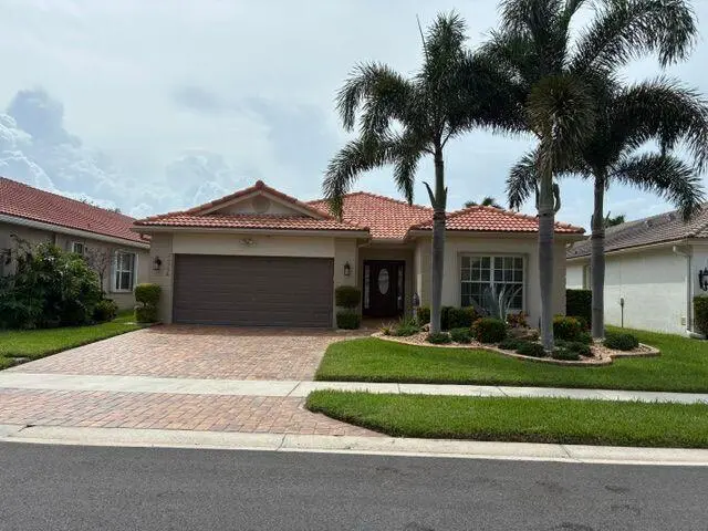 Front of home at 10398 Utopia Circle, Boynton Beach