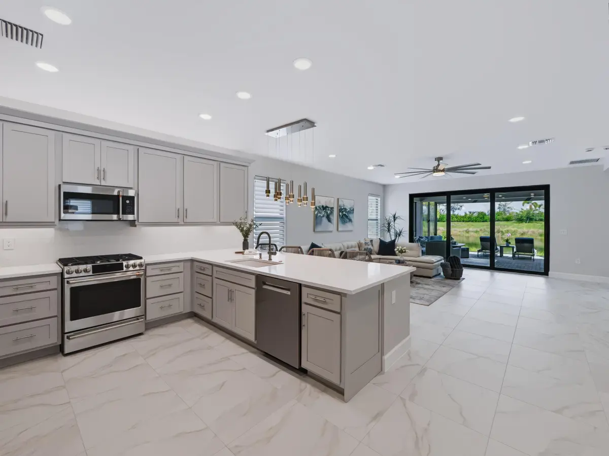 Kitchen with a view! at 12429 SW HIGH TIDE Road, Port St. Lucie