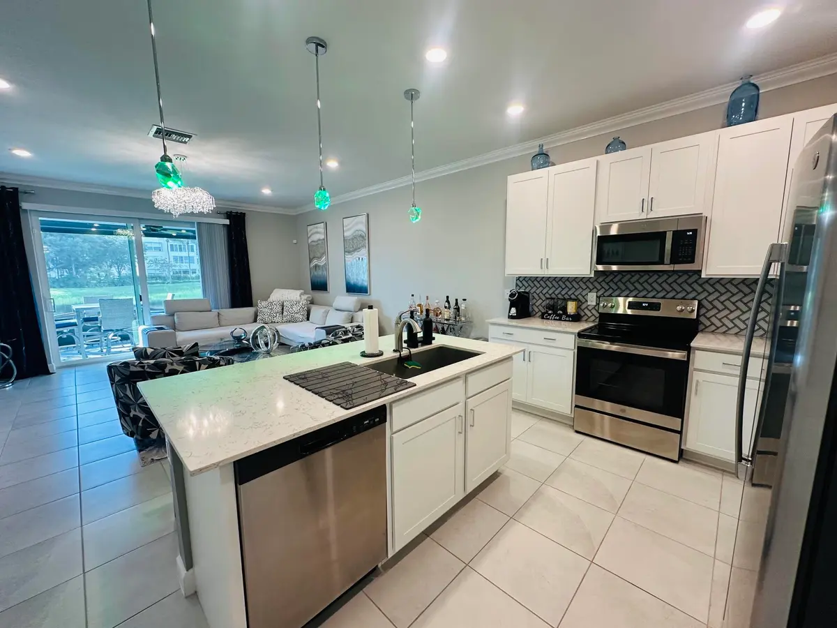open concept living /kitcen area at 14668 THREE PONDS Trail, Delray Beach