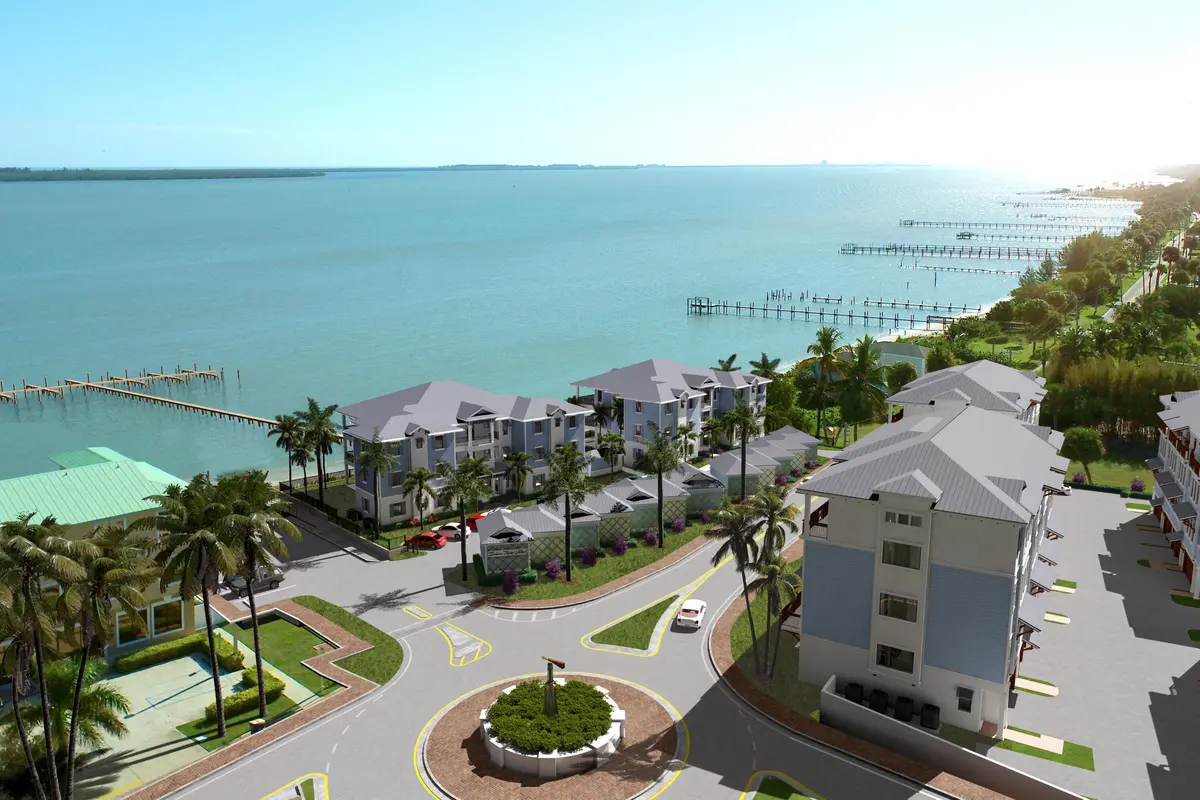 Ariel rendering at 411 S Indian River Drive, Fort Pierce