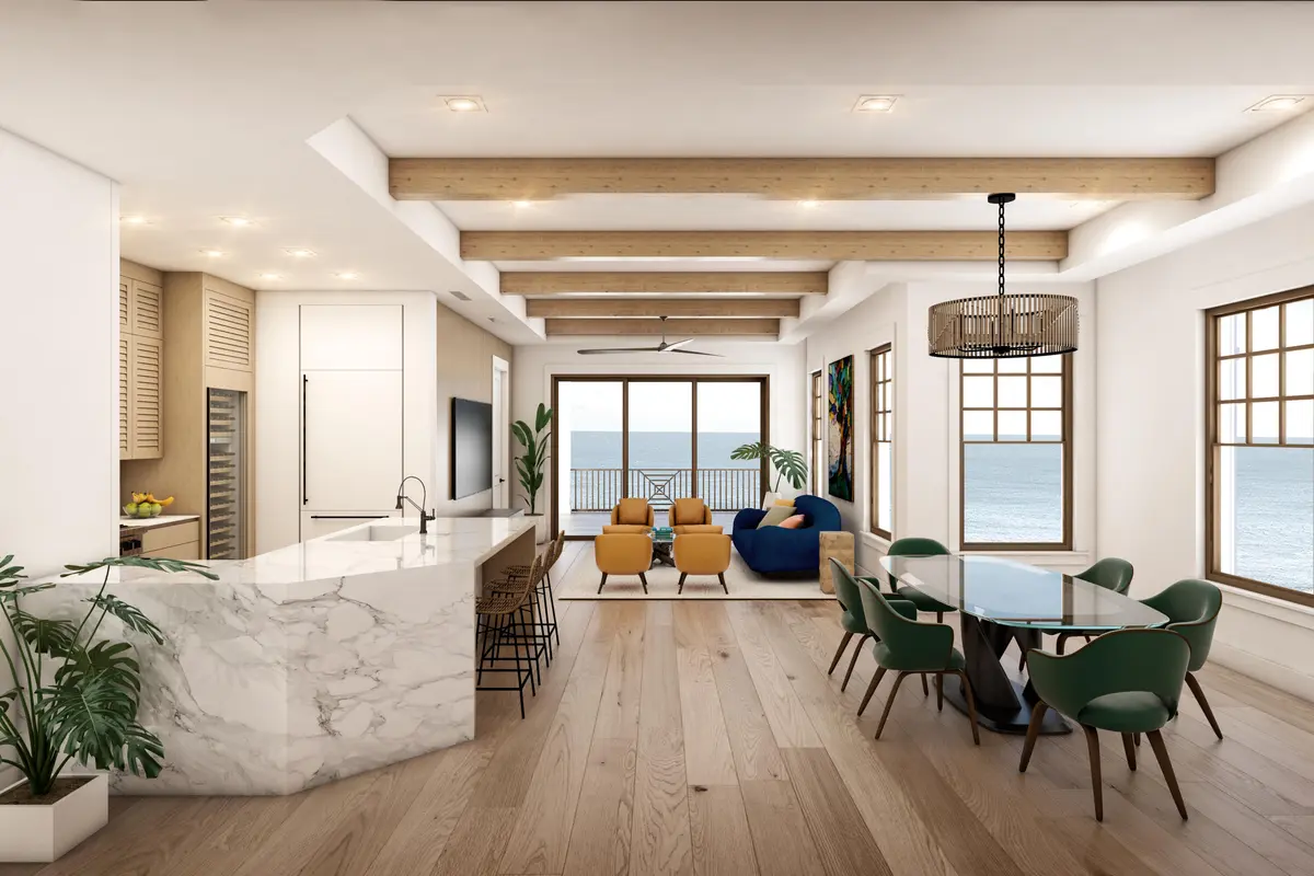 Interior rendering 1 at 411 S Indian River Drive, Fort Pierce