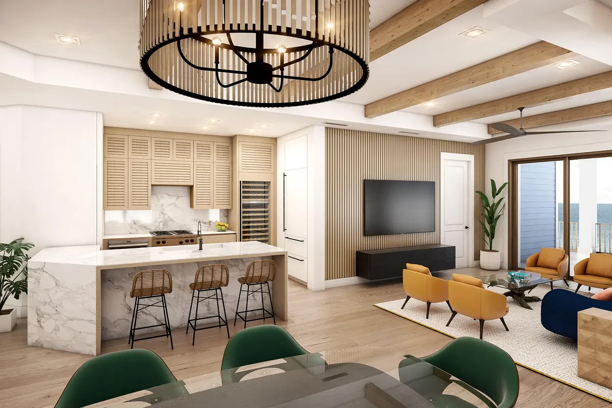 Interior rendering 2 at 411 S Indian River Drive, Fort Pierce