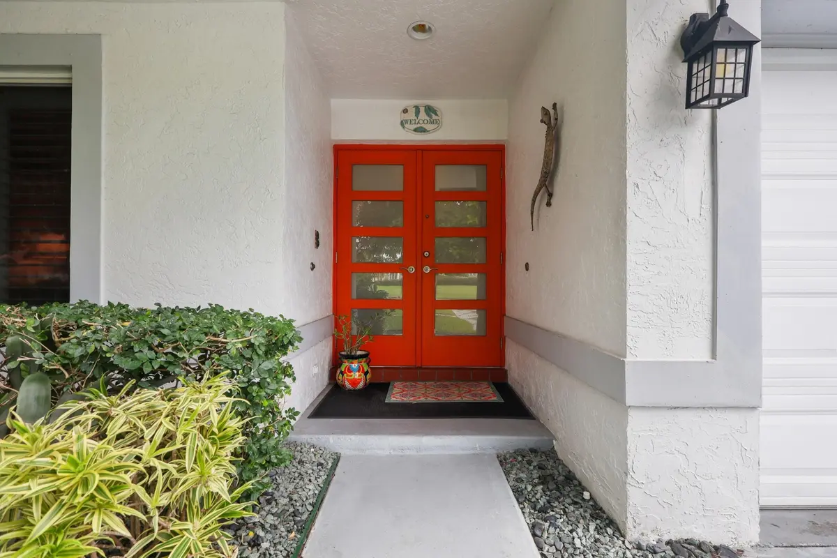 Front entry at 396 REDWOOD Lane, Boca Raton