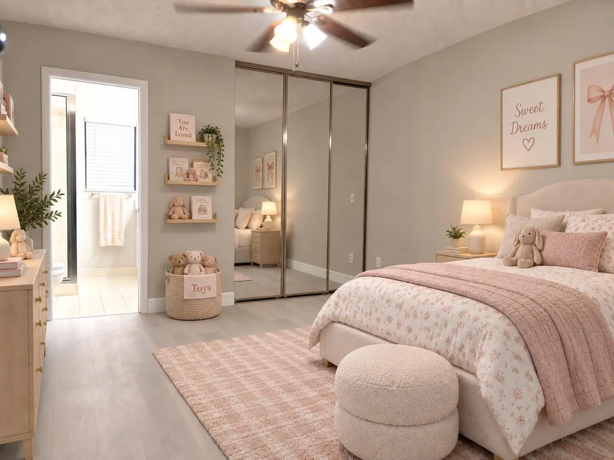 condo bed 2 staged at 5404 Wheatley Court D, Boynton Beach