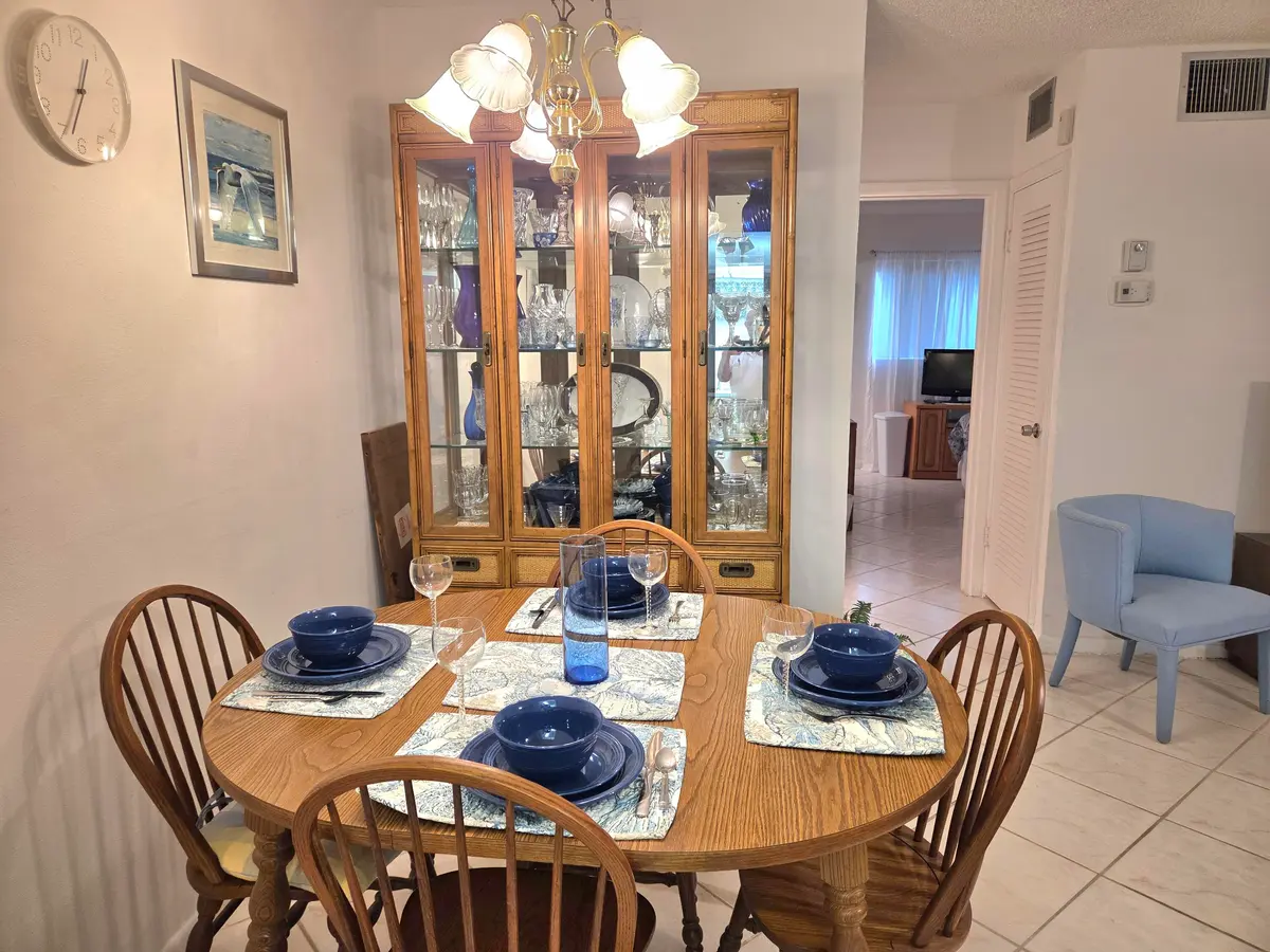 Well appointed Dining Area at 2100 NE 38TH Street 110, Lighthouse Point
