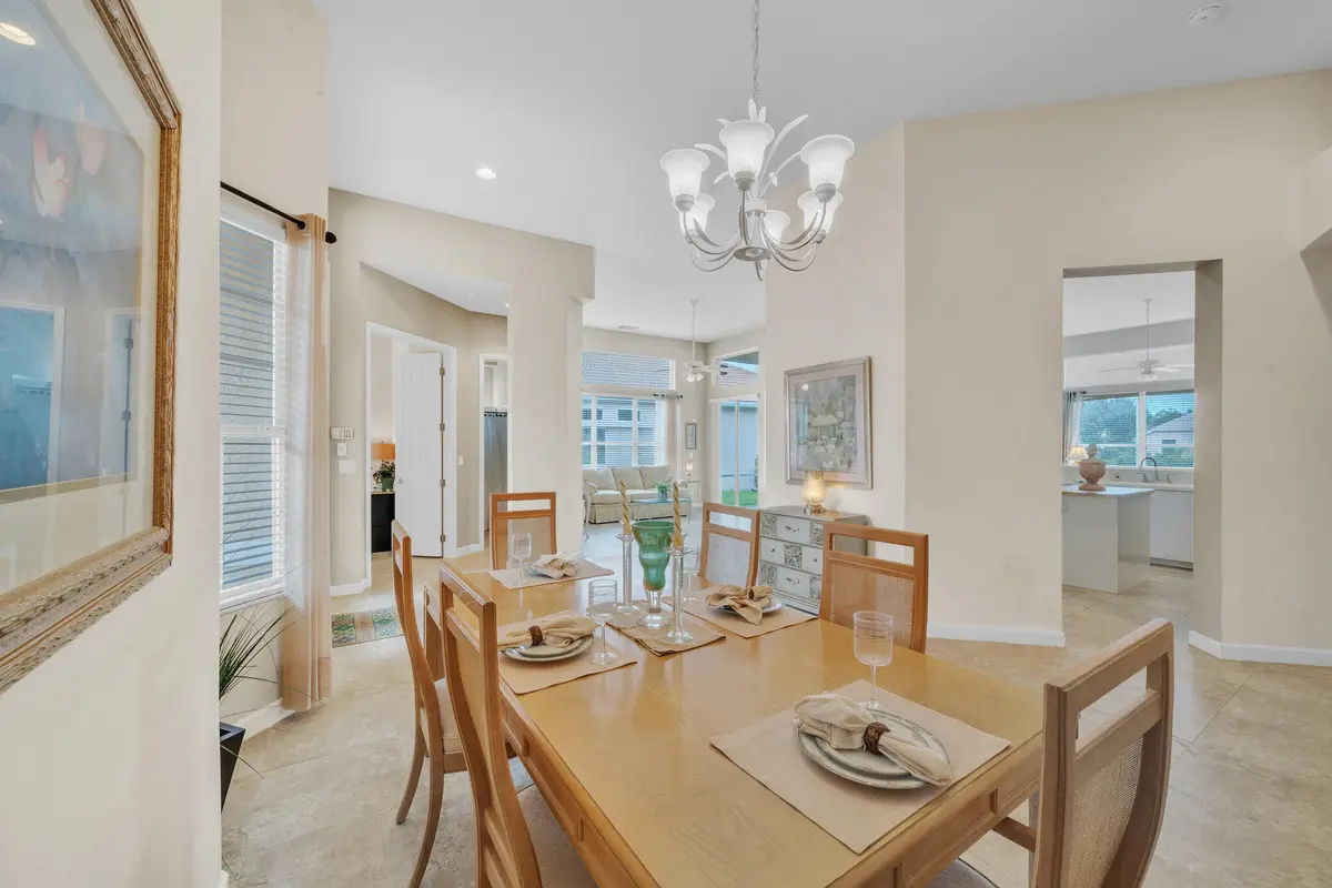 Dining Room at 700 SW Lake Charles Circle, Port St. Lucie