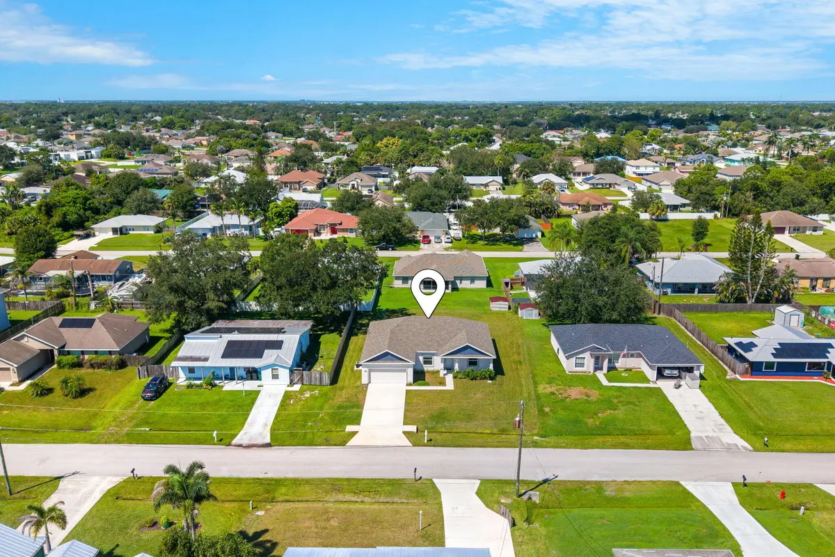 Aerial View at 2044 SW AMERICANA Street, Port St. Lucie