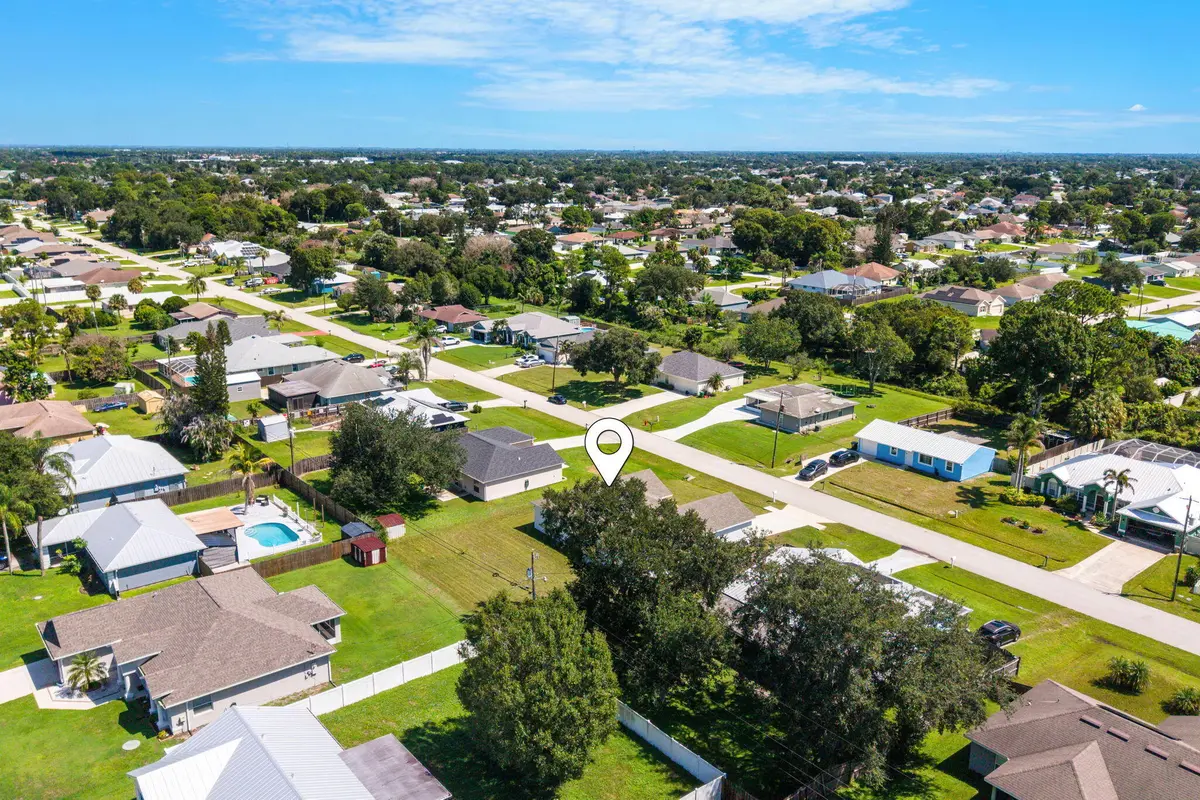Aerial View at 2044 SW AMERICANA Street, Port St. Lucie