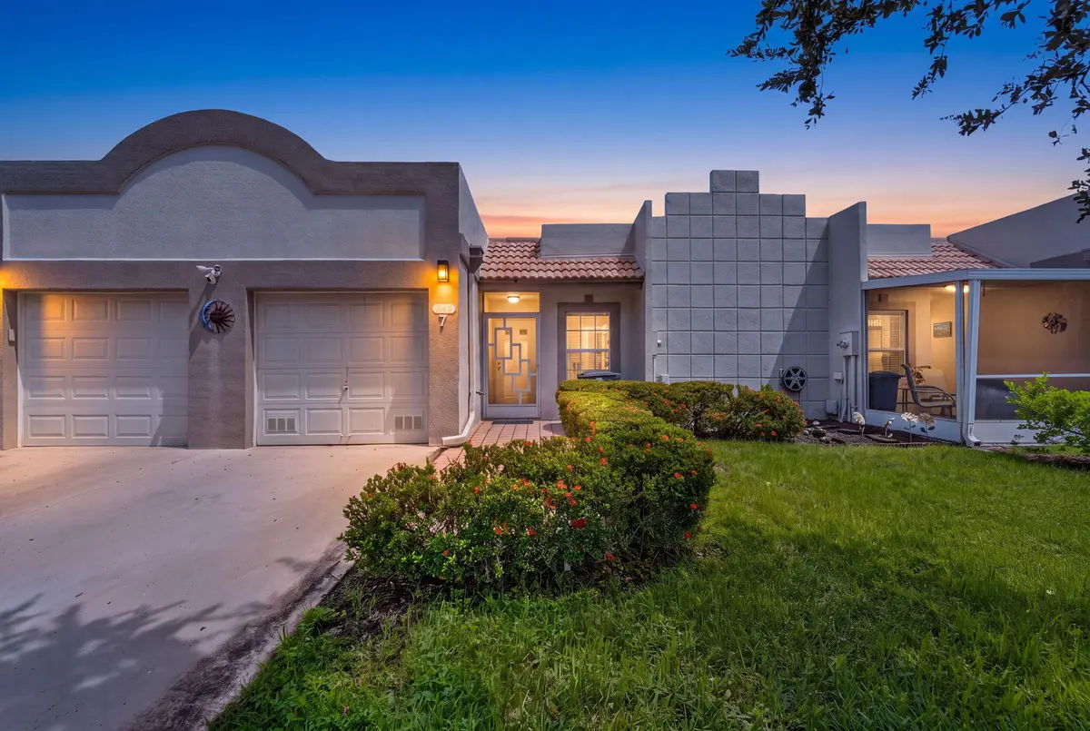 Front Entrance View at 18800 HAYWOOD Terrace 7, Boca Raton