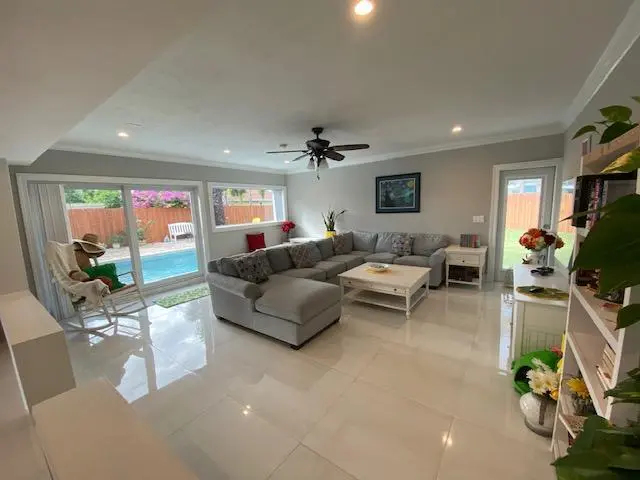 Family Room at 6601 LAKE CLARKE Drive, Lake Clarke Shores