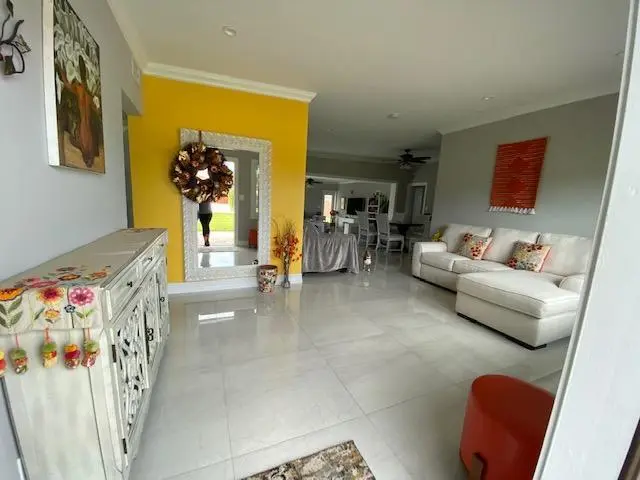 Living Room Reverse View at 6601 LAKE CLARKE Drive, Lake Clarke Shores