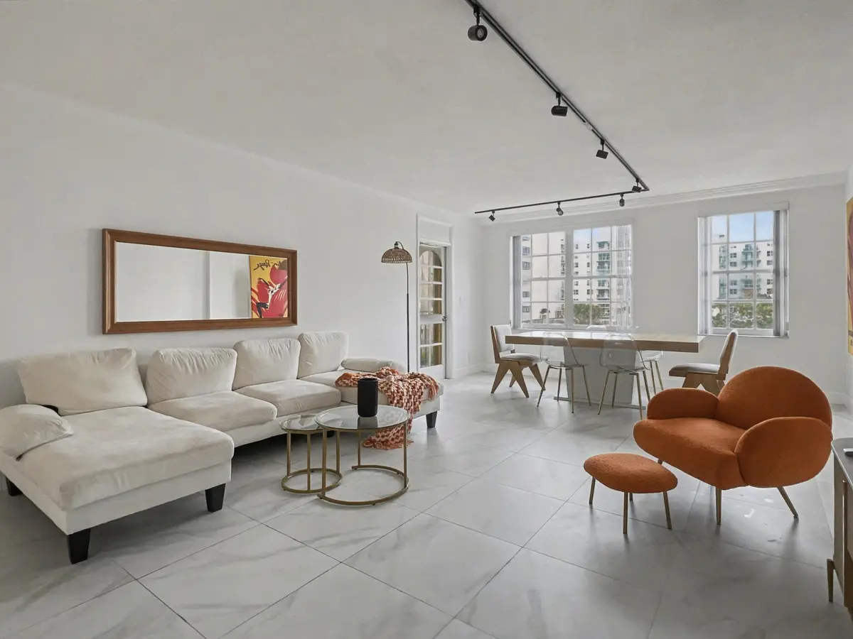 Living Room at 3475 S Ocean Boulevard 212, Palm Beach
