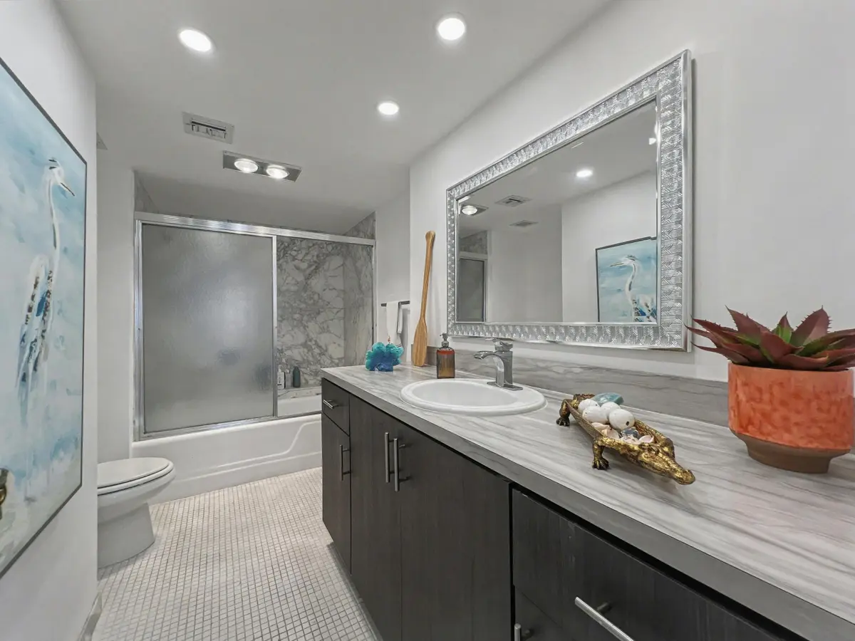 4 Primary Bathroom at 3475 S Ocean Boulevard 212, Palm Beach