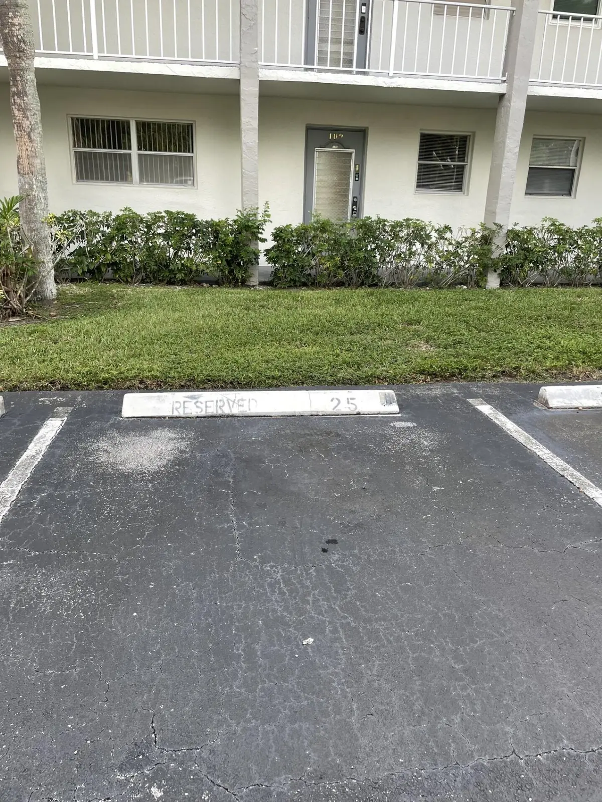 Assigned parking at 8100 Sunrise Lakes Boulevard 109, Sunrise