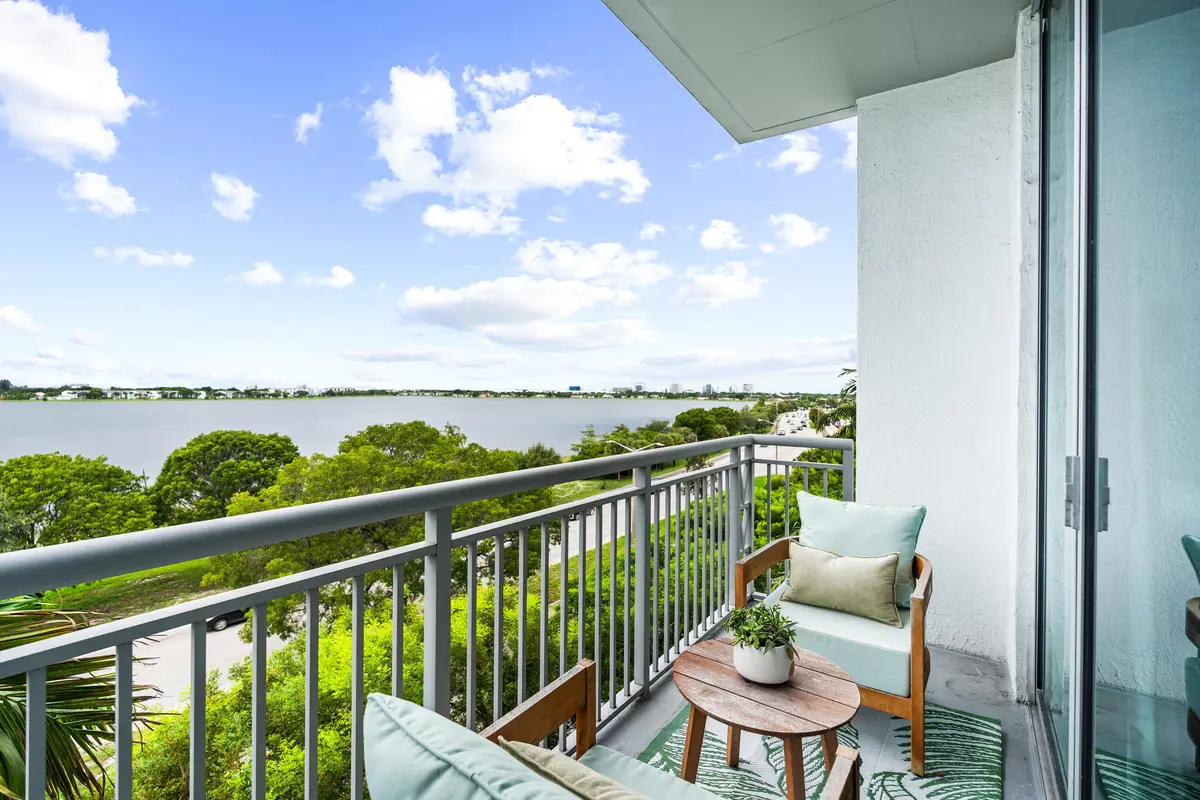Balcony View at 300 S Australian Avenue Unit 425, West Palm Beach