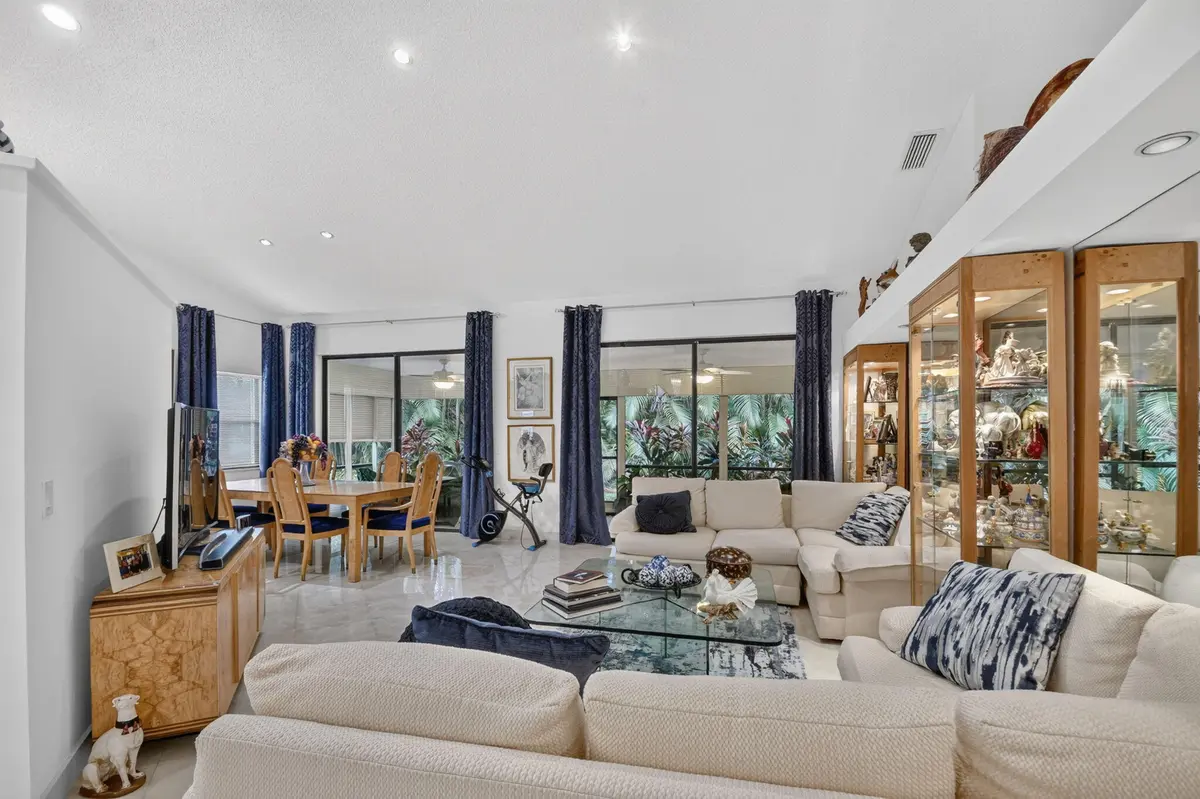 Living Room at 7573 Lexington Club Boulevard A, Delray Beach