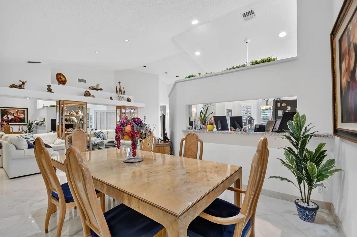 Dining Area at 7573 Lexington Club Boulevard A, Delray Beach