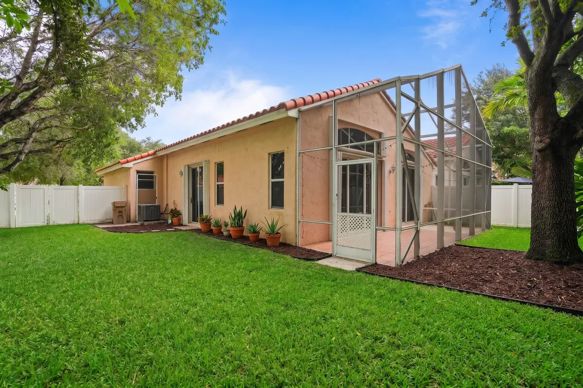 Back Yard at 15298 SW 49th Street, Davie