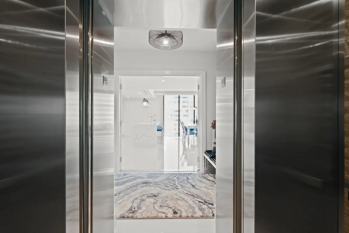 Private Entrance & Foyer at 730 N Ocean Boulevard, Pompano Beach