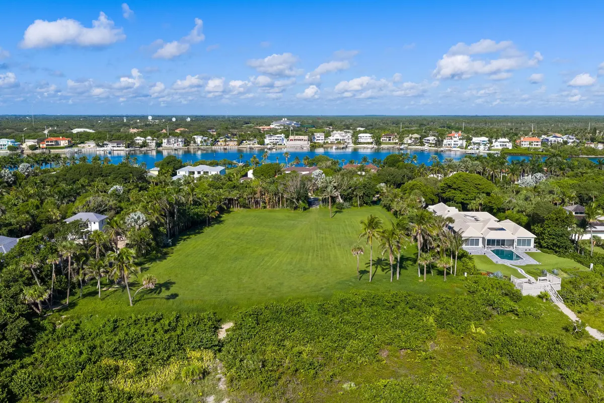 Aerial at 511 S Beach Road, Jupiter