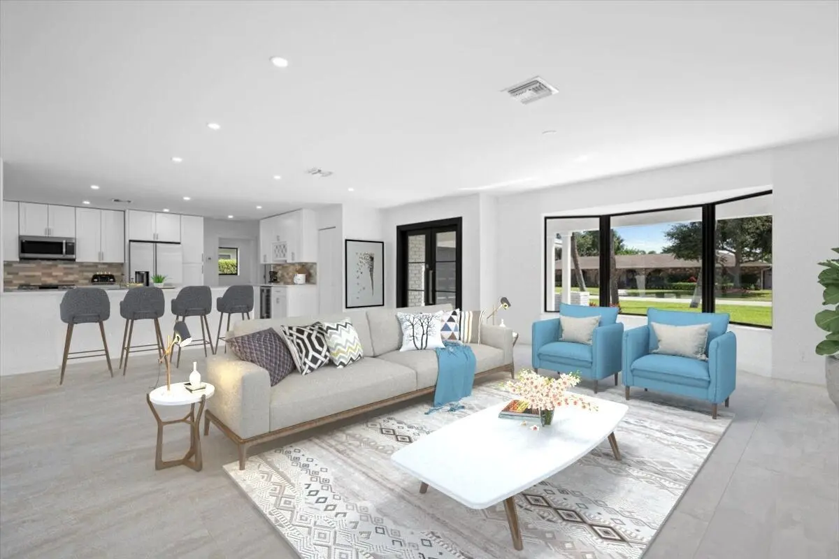 Living Room at 11569 Landing Place, North Palm Beach