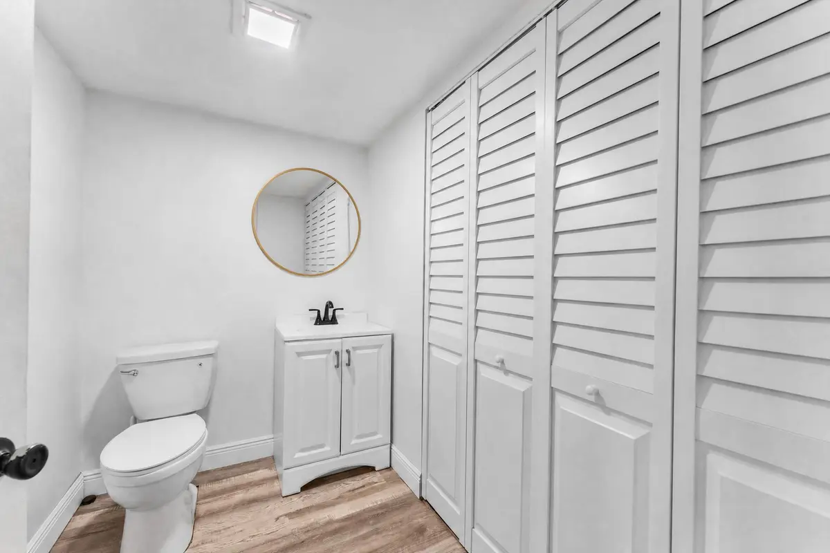 Guest half bath at 3750 Victoria Drive, West Palm Beach