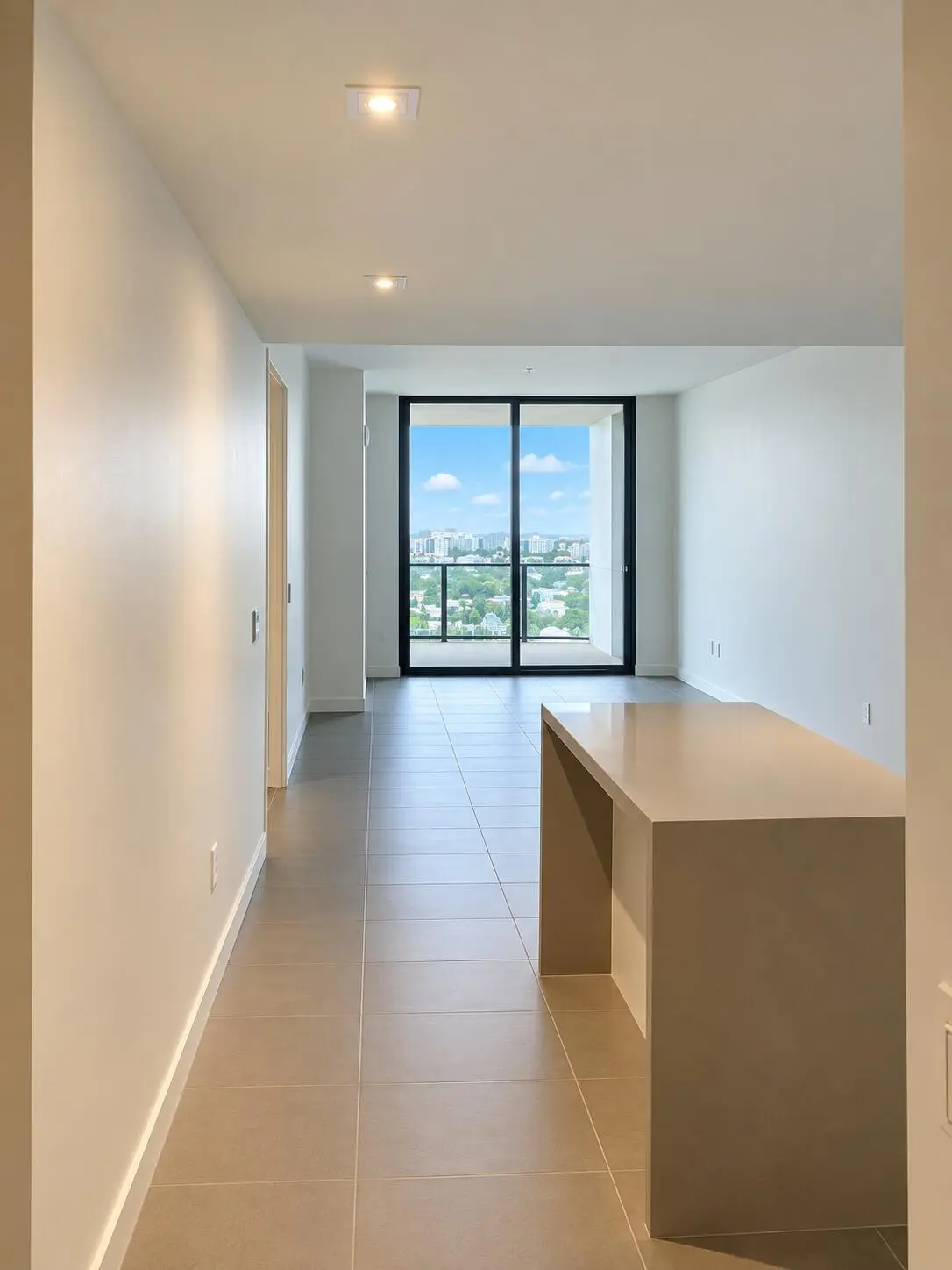 Living Room at 1600 NE 1st Avenue 1411, Miami