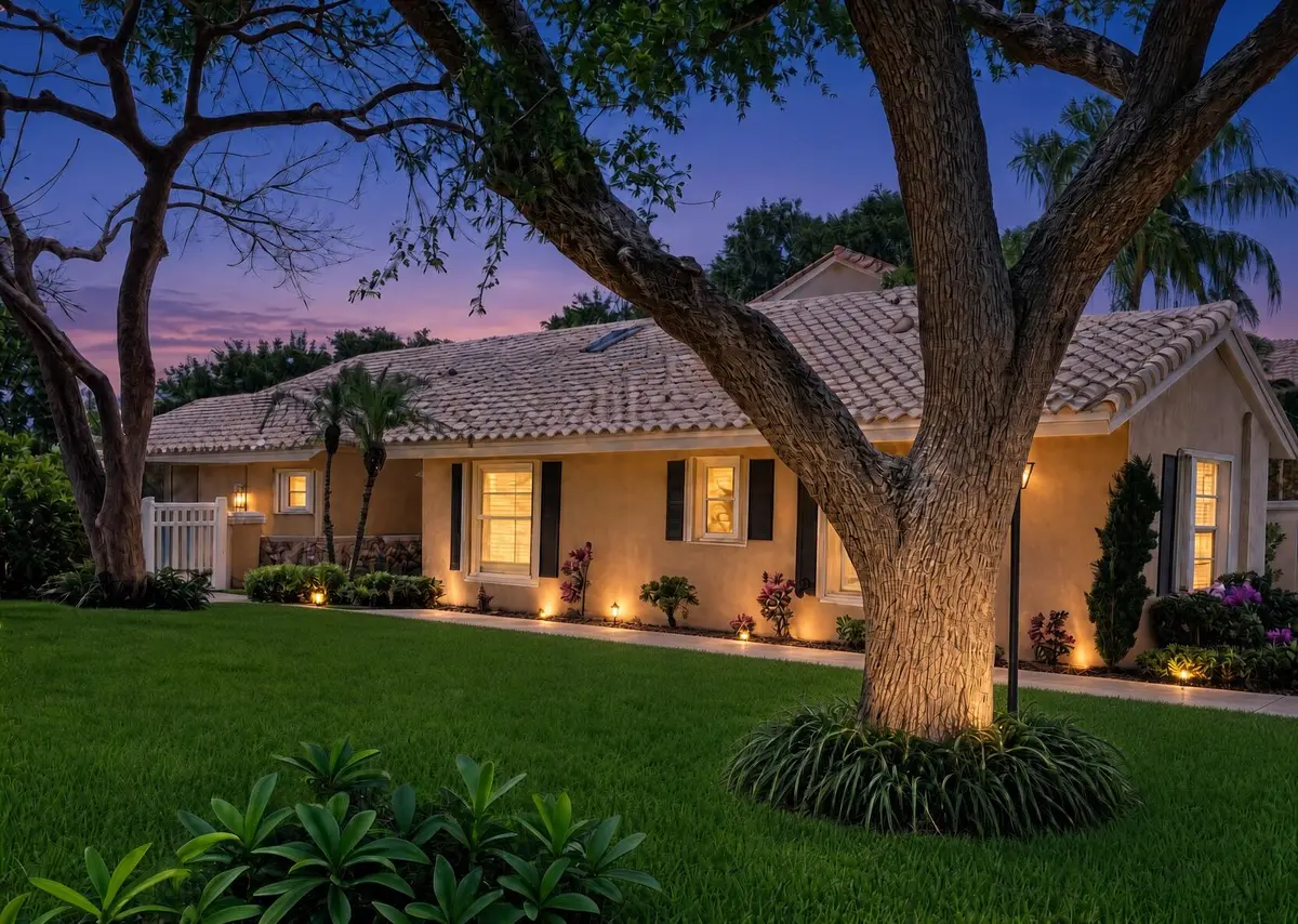 Twilight at 10356 Sunstream Lane, Boca Raton