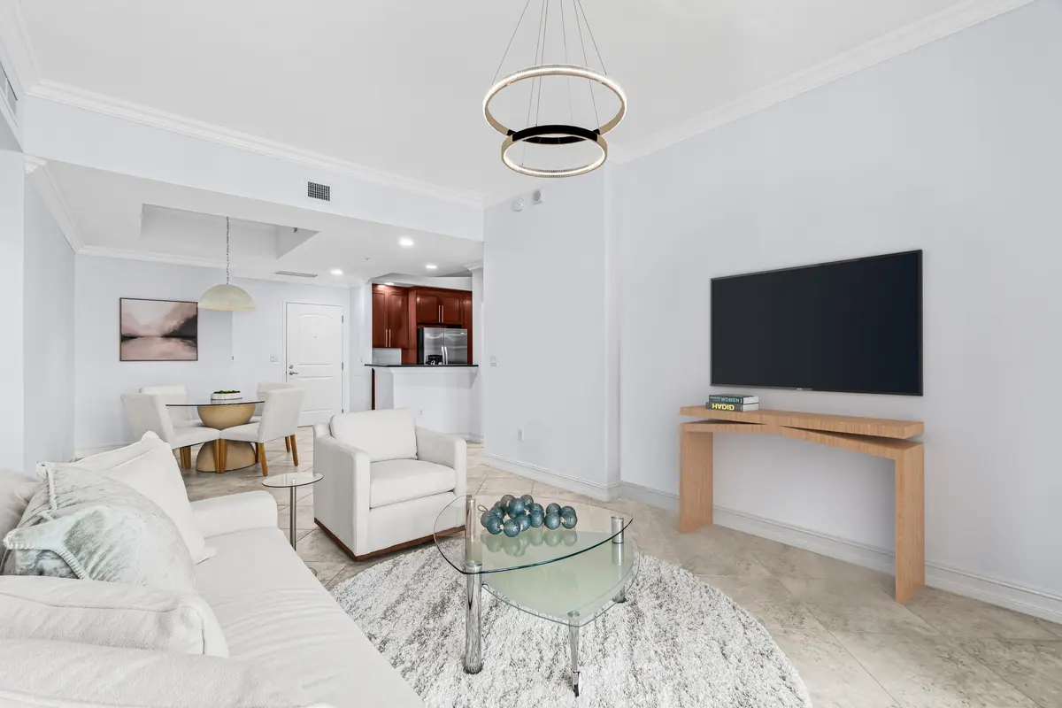 Spacious Living Room at 701 S Olive Avenue 713, West Palm Beach