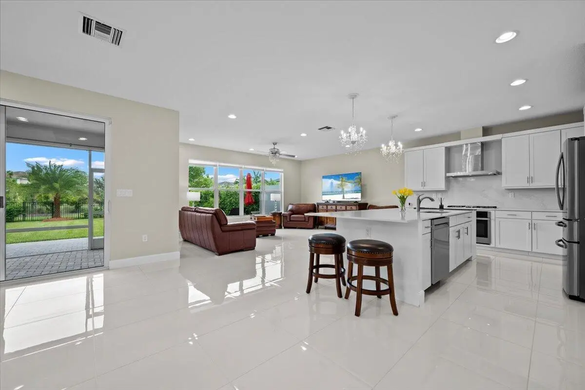 Kitchen and Living Room at 19497 BROAD SHORE Walk, Loxahatchee
